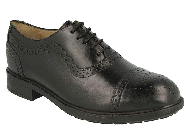 Men's Wide Fit DB Lambeth Shoes | Wide Brogues | Wide Fit Shoes Black / 8 / 2V (2E - 4E)