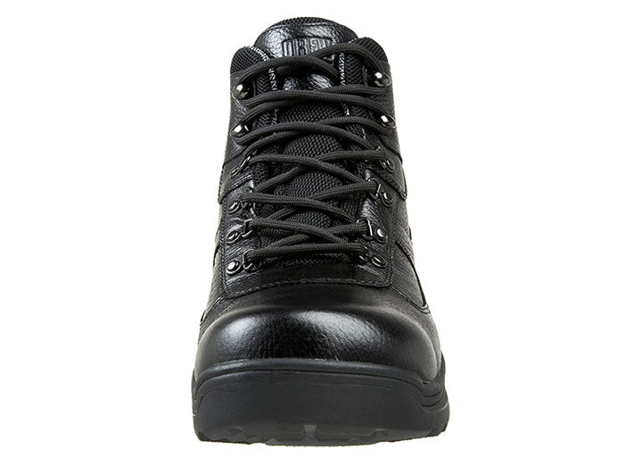 Mens wide leather boots top