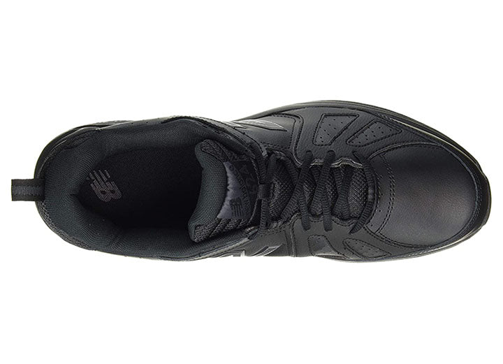 Mens Wide Fit New Balance 624V5 Black Trainers ABZORB