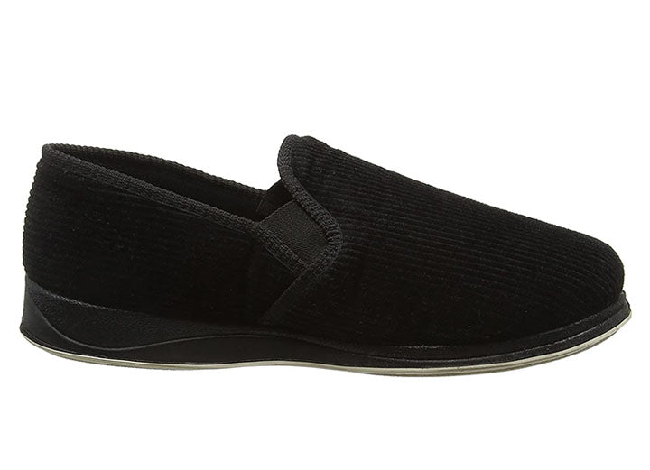 Mens Wide Fit Padders Albert Slippers Padders Wide Fit Shoes Wide Fit Shoes UK