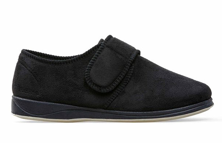 Mens Wide Fit Padders Charles Velcro Slipper