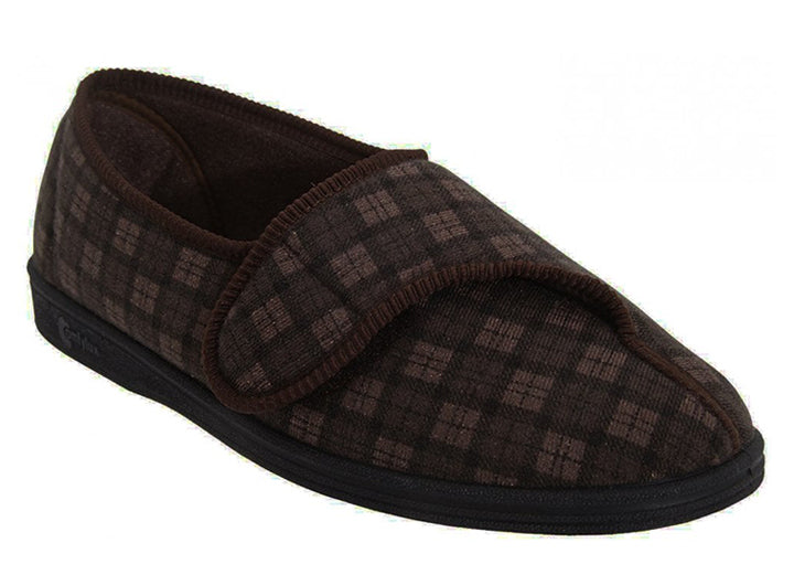 Mens Wide Fit Comfylux Paul Slippers