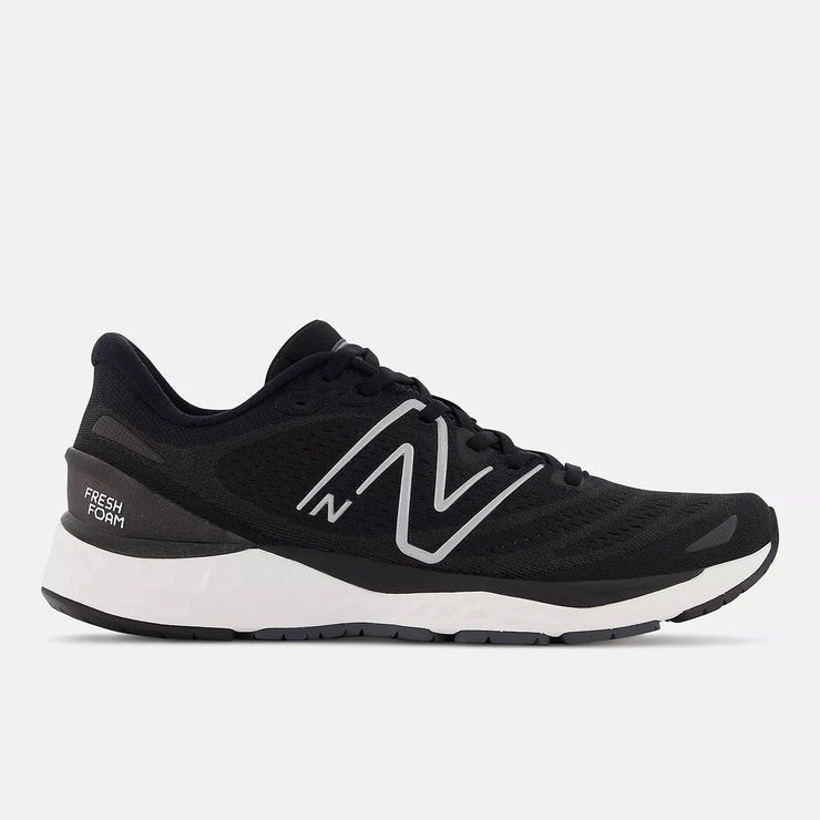 Women's Wide Fit New Balance MSOLVBW4 Running/Walking Trainers - Black/White