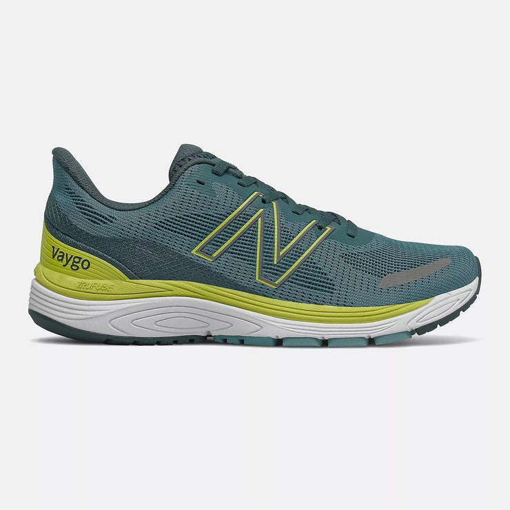 Women's Wide Fit New Balance MVYGOLY2 Vaygo Running Trainers - Green/Yellow