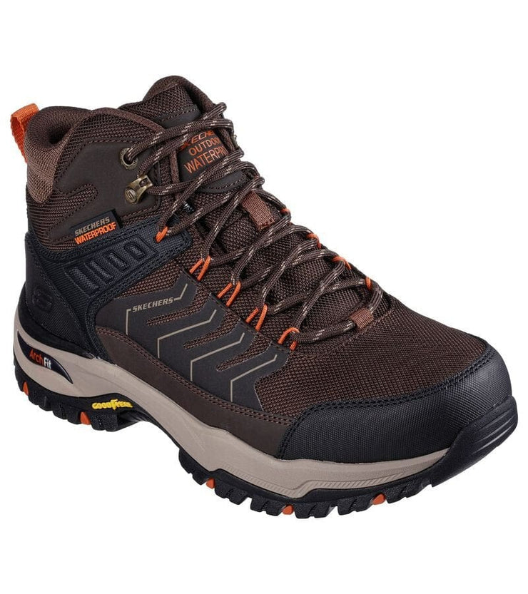 Men's Relaxed Fit Skechers 204634 Arch Fit Dawson Raveno Good Year Hiking Boots