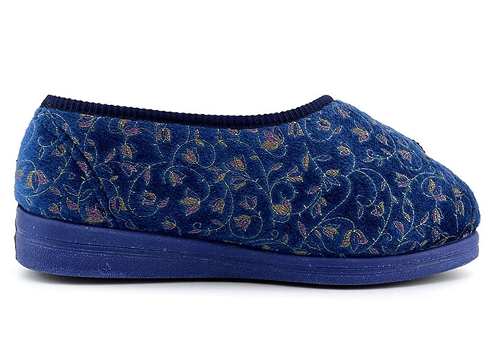 Womens Wide Fit Comfylux Helen Slippers